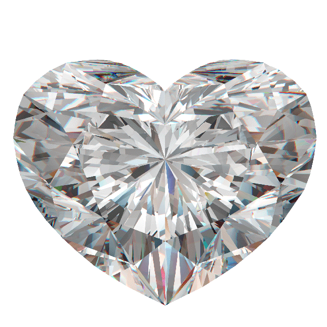 Heart shaped diamond